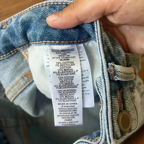 GOOD AMERICAN good curve shorts size 4/27 - Picture 5 of 5